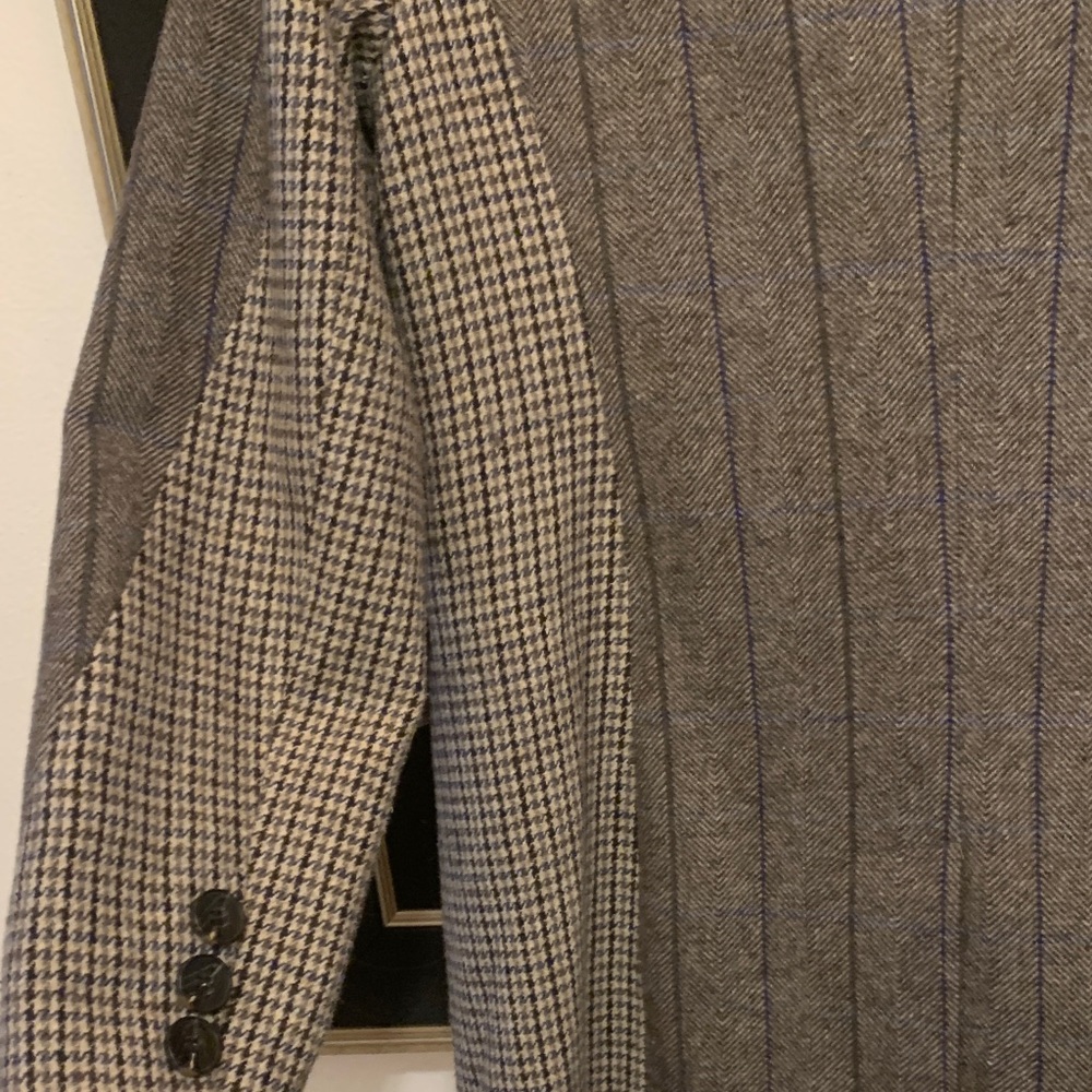 Moschino Couture Women's Brown and Checkered Blazer - Picture 14 of 17